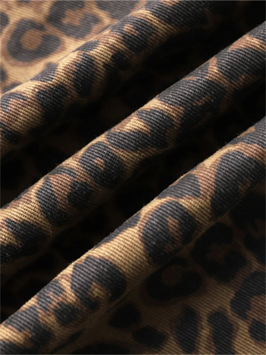 Leopard Print Jeans