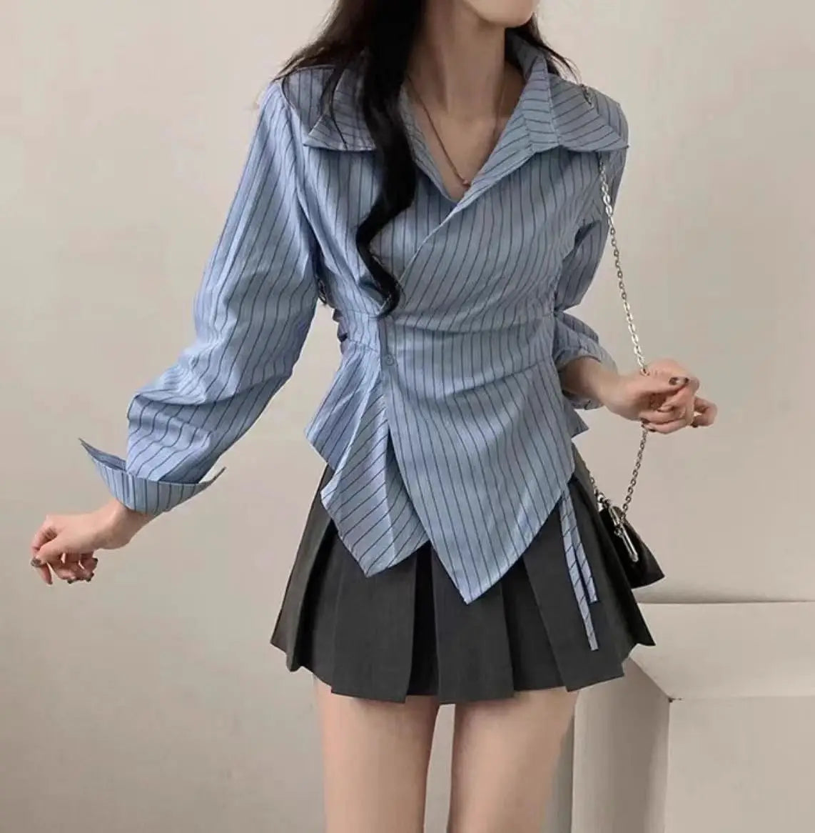 Amelia Classic Stripe Shirt