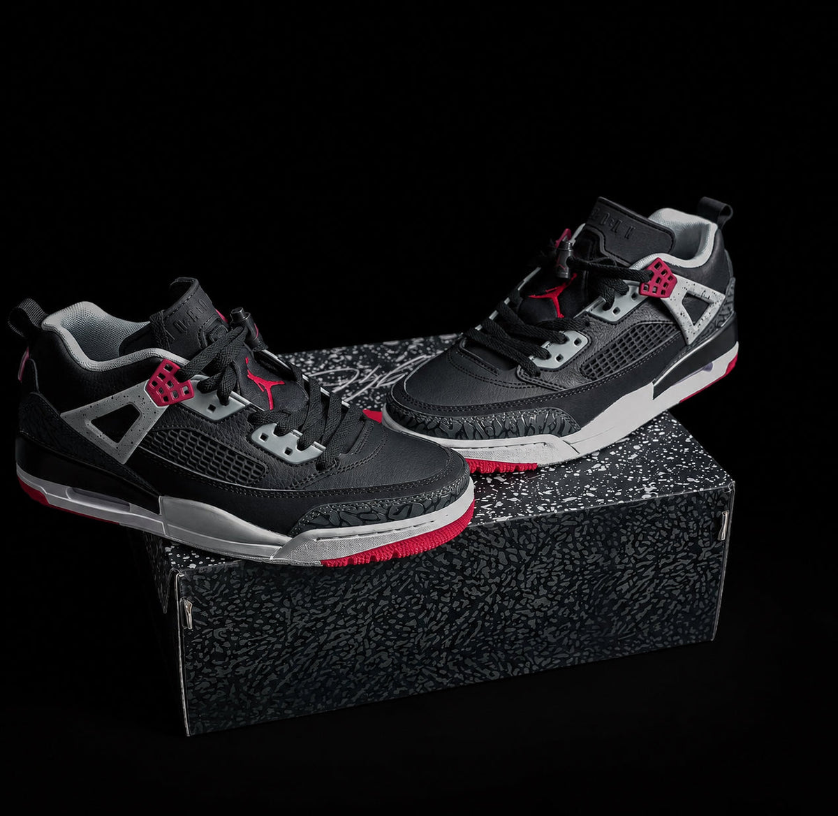 Spizike Low Black, Grey & Pink