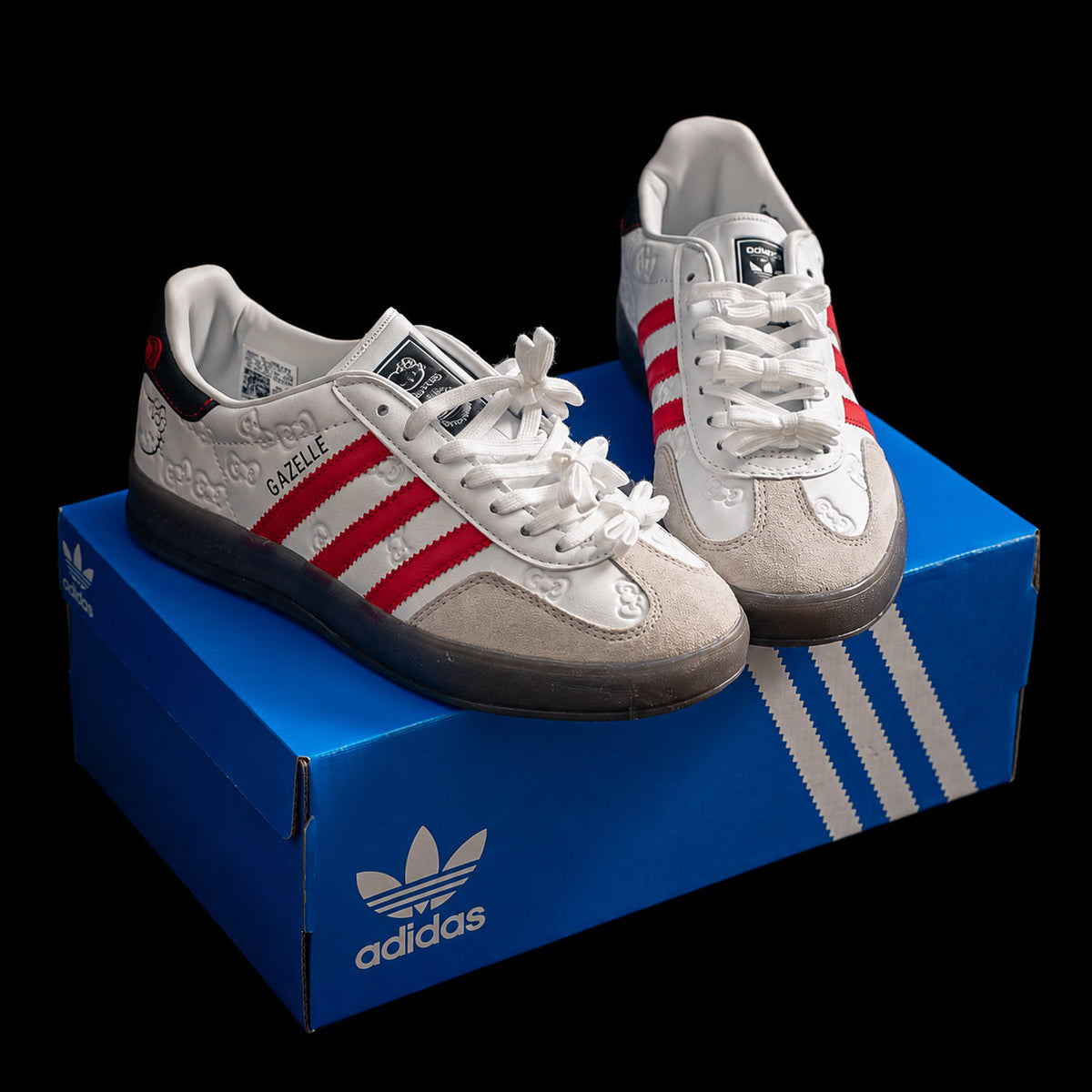 Gazelle Floral Blanca y Roja