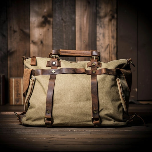 Atlas Vintage Canvas Messenger Bag