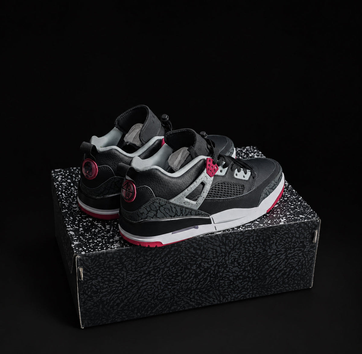 Spizike Low Black, Grey & Pink