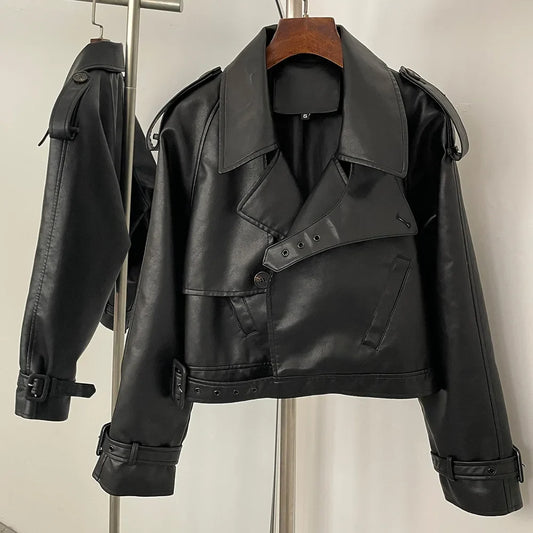 Claire Faux Leather Jacket