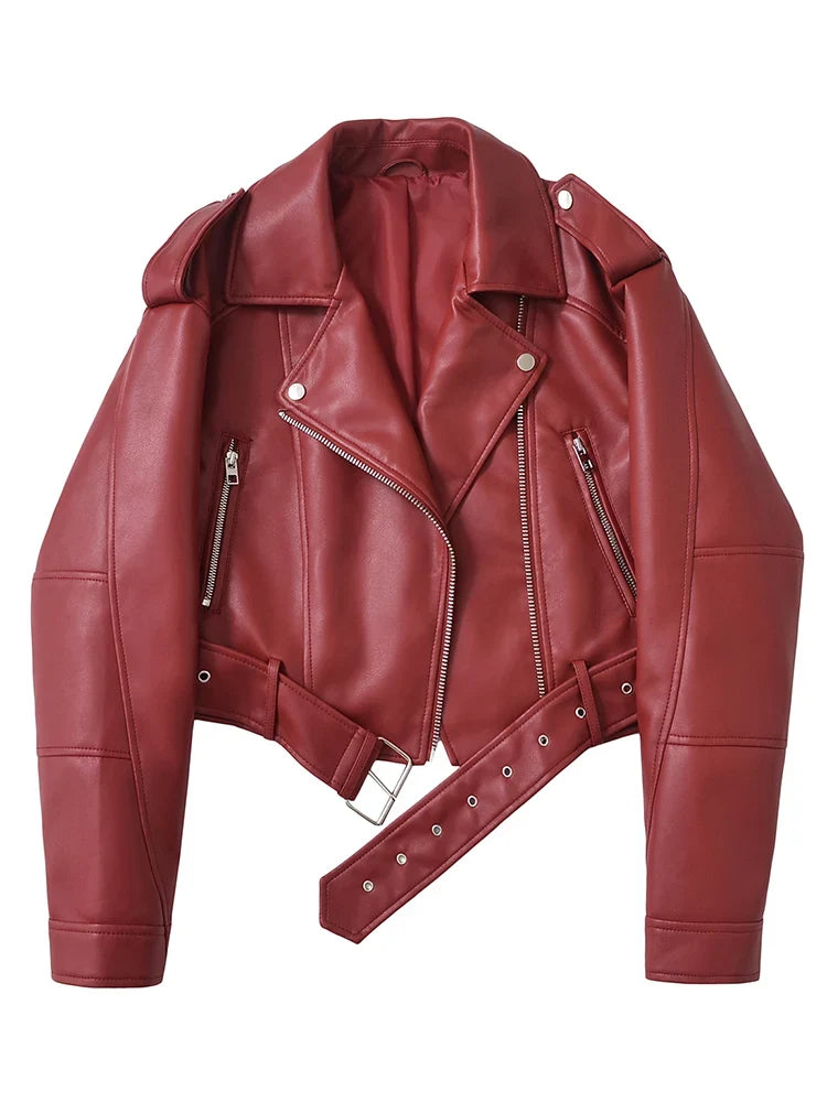 Belted Moto Jacket