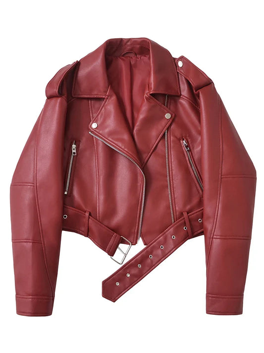 Belted Moto Jacket