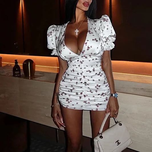 Aurélie Floral Bodycon Dress