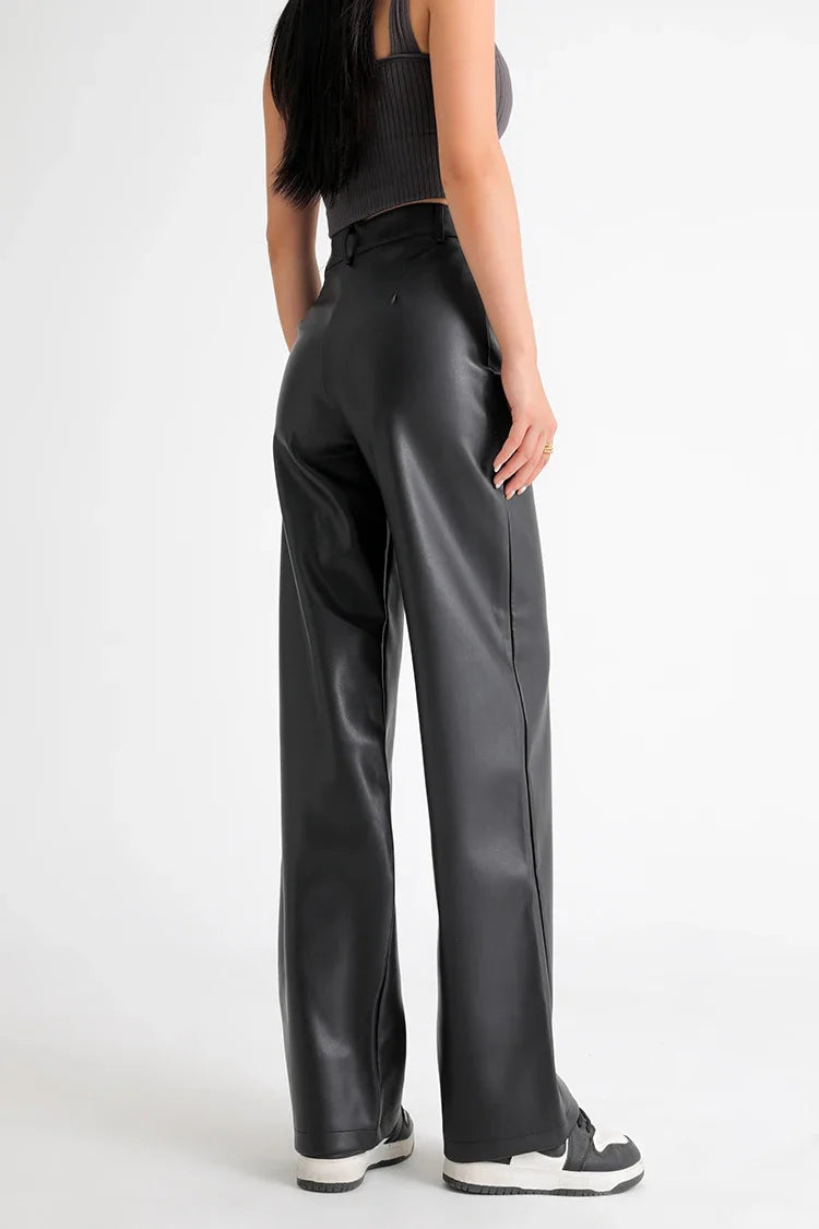 Fleece Wide Leg Pants