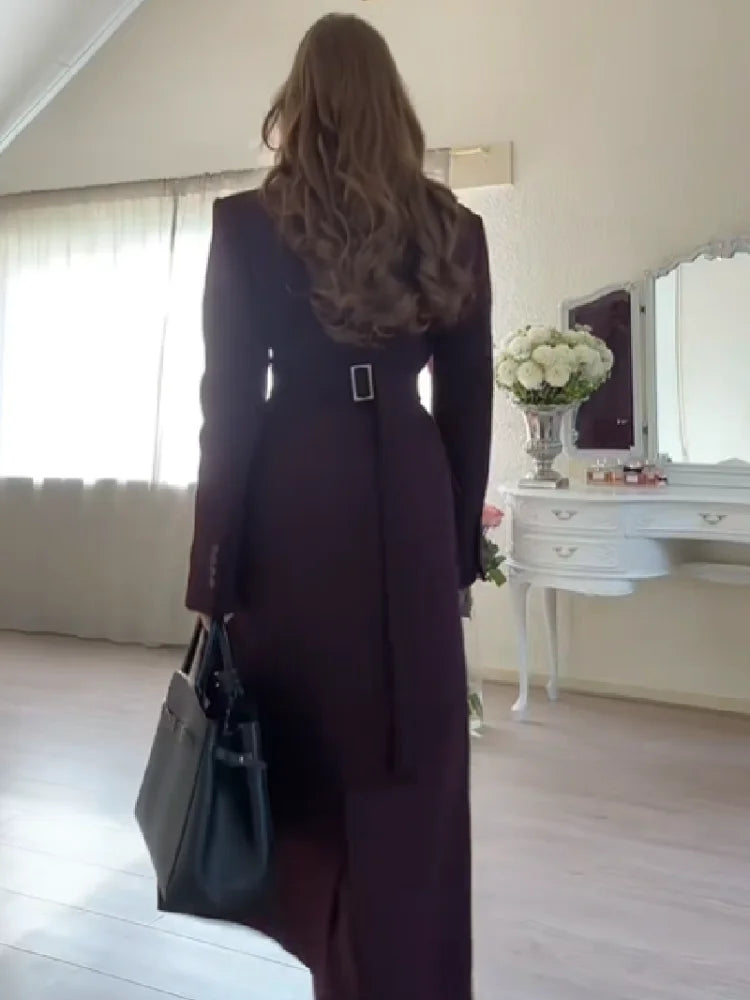 Women’s Slim Fit Long Coat
