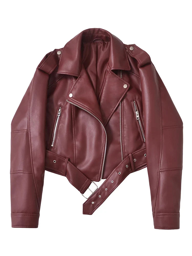 Belted Moto Jacket