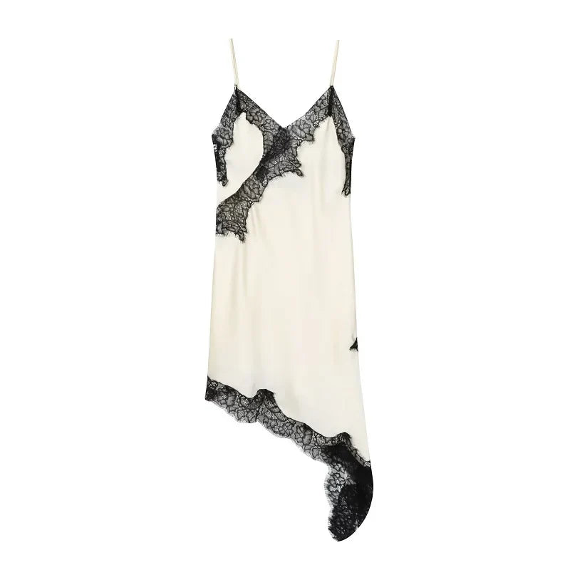 Lace Slip Mini Dress