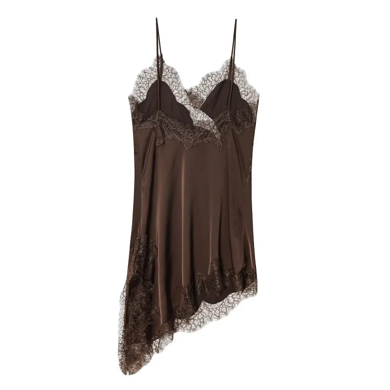 Lace Slip Mini Dress