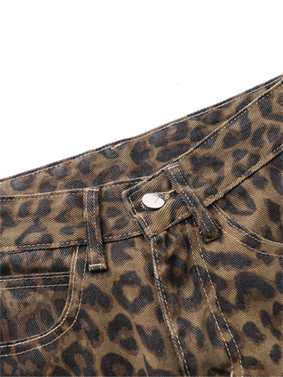 Leopard Print Jeans