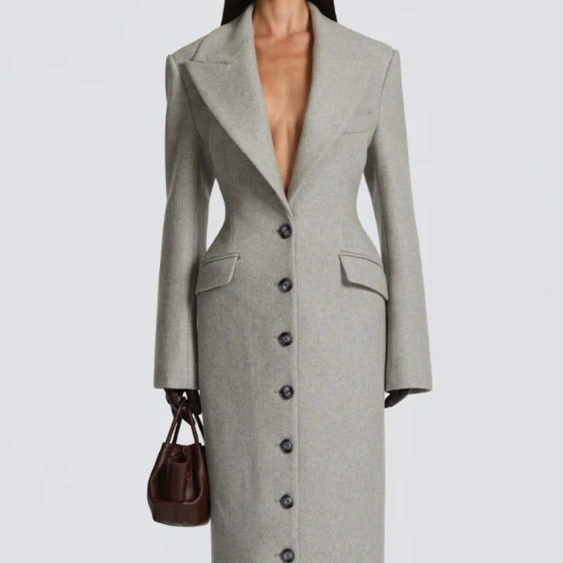 Women’s Slim Fit Long Coat