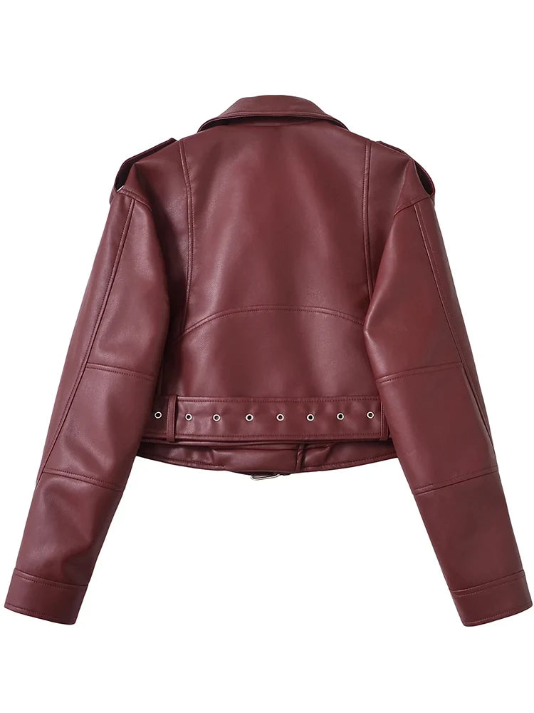 Belted Moto Jacket