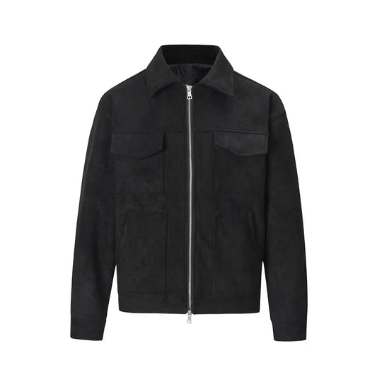 Noah Suede Overshirt Jacket