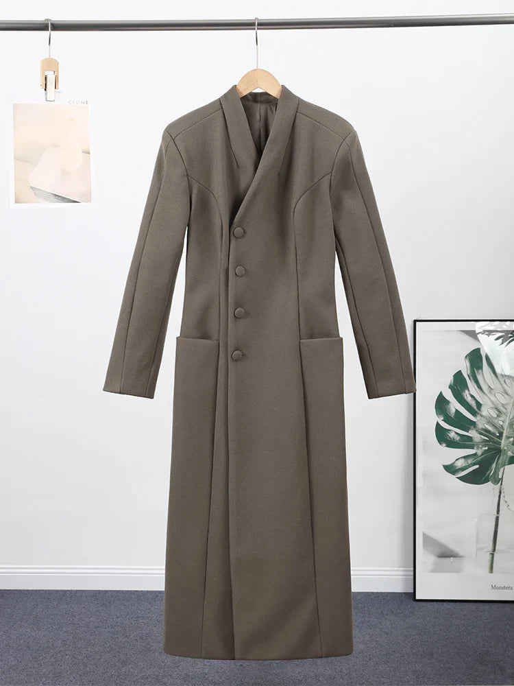 Women’s Slim Fit Long Coat
