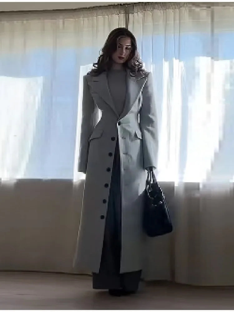 Women’s Slim Fit Long Coat